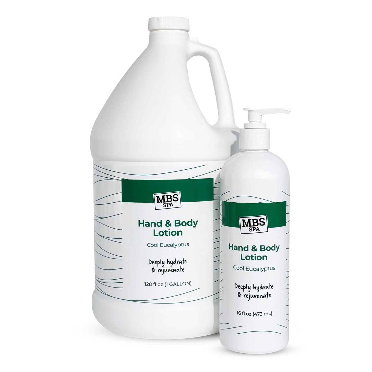 MBS Spa Hand & Body Lotion Gallon – Deep Moisturising, Fast-Absorbing, Plant-Based Formula – With Almond Oil, Collagen & Botanical Extracts – Lightweight & Nourishing