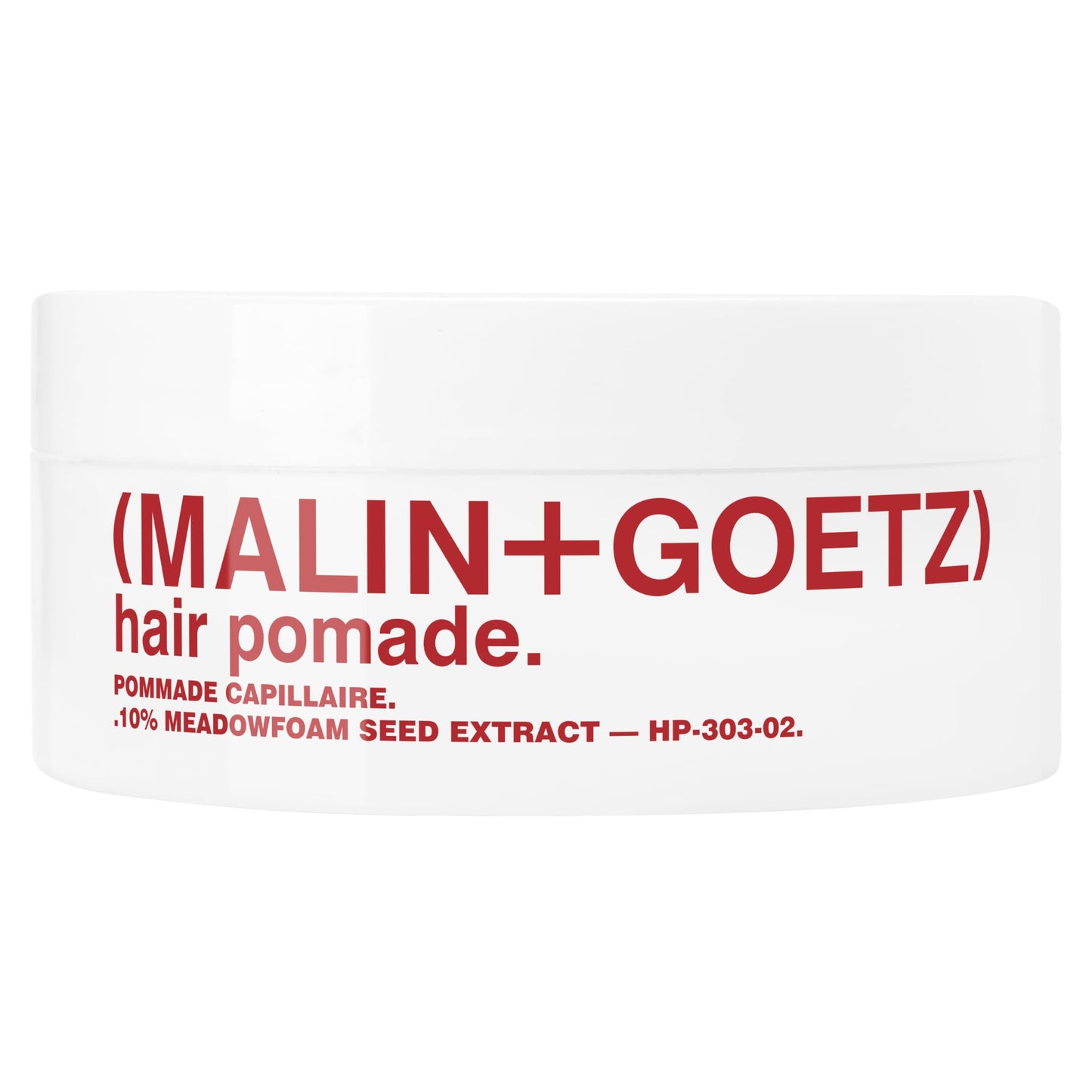 MALIN+GOETZ Hair Pomade | Firm Hold Styling for Volume, Shape & Texture | Beeswax, Meadowfoam, Cannabis & Soybean Oils | Tames Flyaways + Smooths Ends | Vegetarian + Cruelty-Free (2 oz)