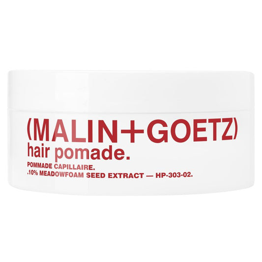 MALIN+GOETZ Hair Pomade | Firm Hold Styling for Volume, Shape & Texture | Beeswax, Meadowfoam, Cannabis & Soybean Oils | Tames Flyaways + Smooths Ends | Vegetarian + Cruelty-Free (2 oz)