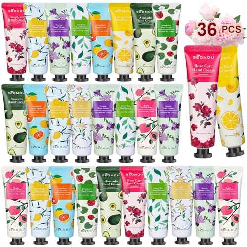 36 Pack Hand Cream Set, Hand Lotion Travel Size, Mothers Day Gifts for Mom, Teacher Appreciation Gifts, Bulk Gifts For Women Coworker, Bulk hand Cream, Mini Hand Cream, Nurse Gifts, Bridesmaid Gifts