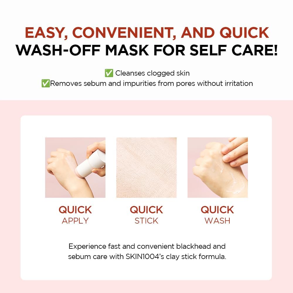 SKIN1004 Madagascar Centella Poremizing Quick Clay Stick Mask and Tone Brightening Capsule Ampoule 100ml