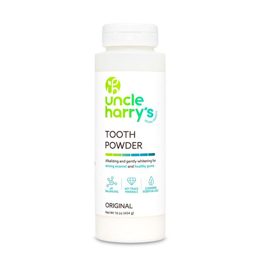 Uncle Harry's All Natural Tooth Powder, 16oz
