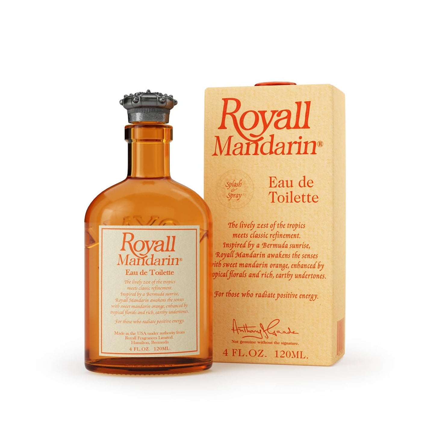 ROYALL FRAGRANCES Royall Mandarin Orange Of Bermuda By Royall Fragrances For Men. All Purpose Lotion 4.0 Oz