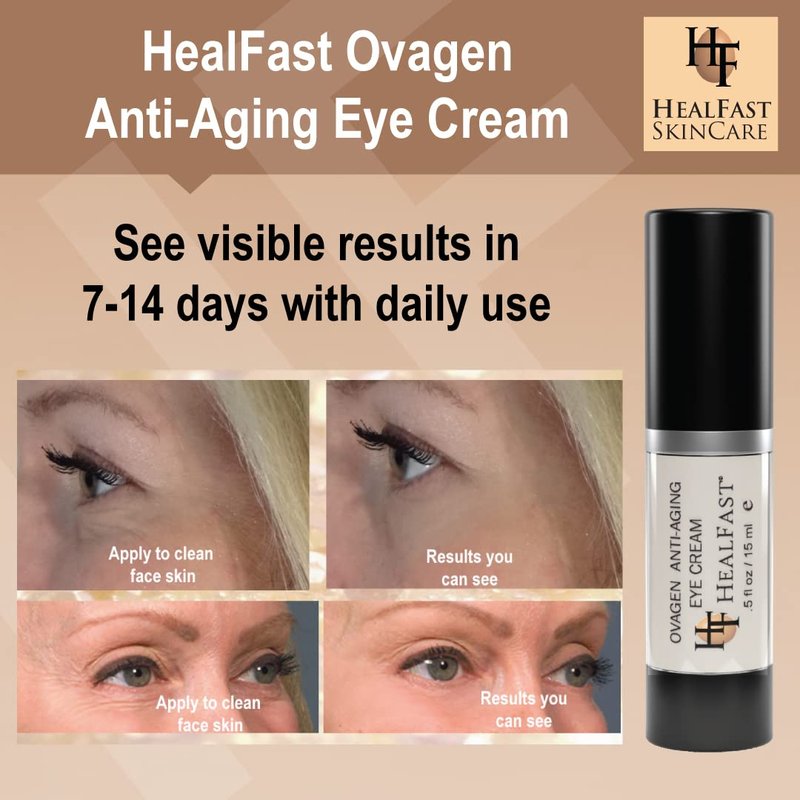 Anti-Wrinkle Eye Cream with Retinol & Hyaluronic Acid - Brighten Dark Circles | Reduce Puffiness (0.5 Oz)