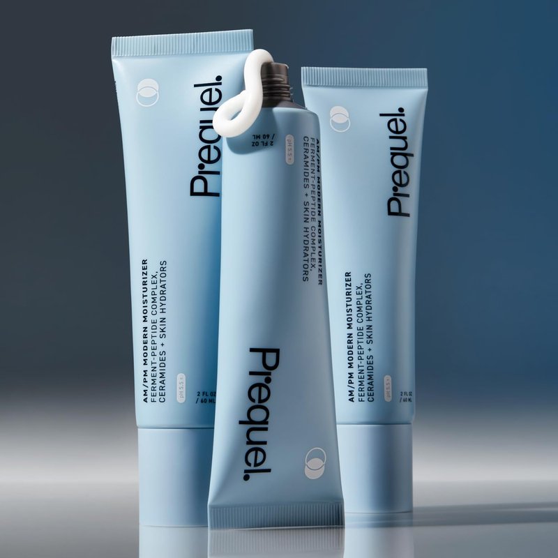 Prequel Skin Modern Moisturizer - Hydrating Face Cream with Peptides & Ceramides for Dry/Sensitive Skin | Non-Greasy Formula