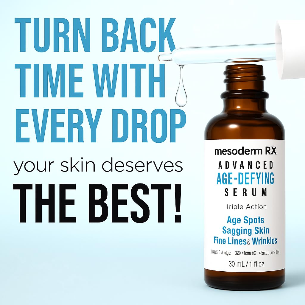 Age-Defying Serum - Triple Action Formula for Age Spots, Sagging Skin & Fine Lines | 1 fl oz