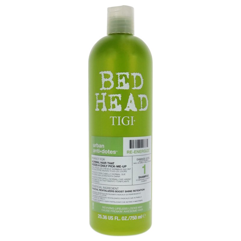 Tigi Bed Head Urban Antidotes Re-Energize Shampoo, 25.36 Ounce
