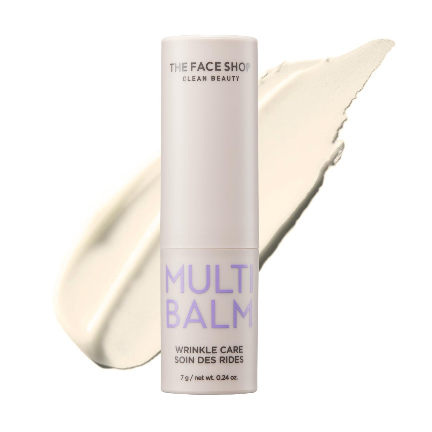 The Face Shop Wrinkle Care Multi Balm, Fine Lines & Wrinkle Treatment Stick, Anti-Wrinkle Moisturizer for Face, Forehead, Under Eyes & Neck, Korean Skin Care with Castor oil, Moringa oil and Argan oil