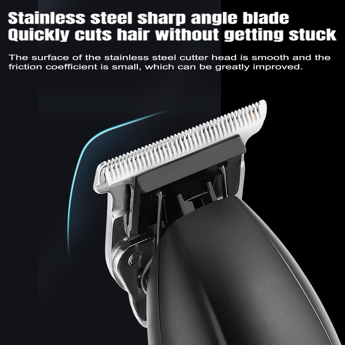 Professional Hair Clippers for Men - Cordless Beard Trimmer Electric Razor Foil Shavers, Barber Clippers Hair Trimmer Rechargeable Hair Grooming Kit, LCD Display, Gifts for Men (Black)