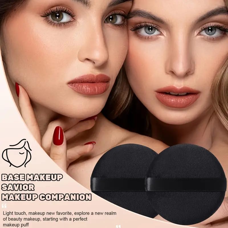 Professional 47-Piece Black Makeup Brush Set - Premium Synthetic Brushes for Blush, Foundation, Eyeshadow & Concealer | Includes Beauty Blender Sponge
