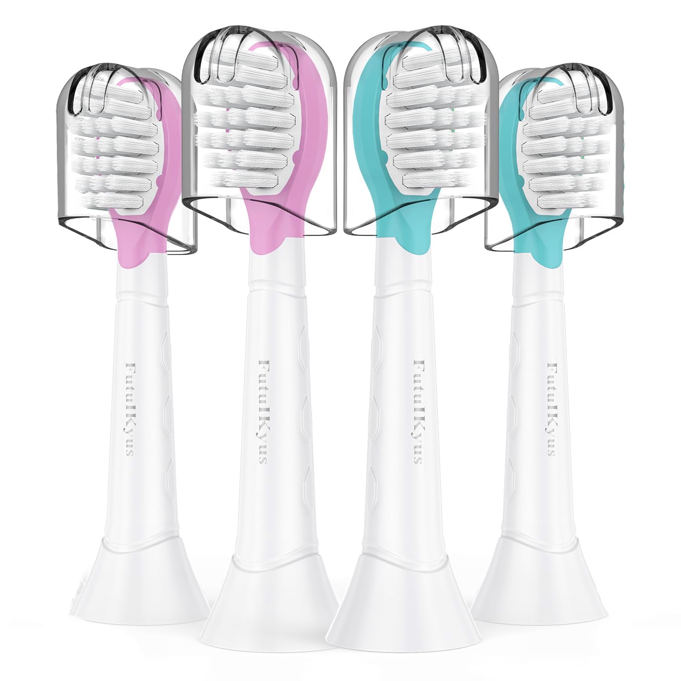 Kids Replacement Heads for Philips Sonicare: 3+ Years Old Children Soft Electric Toothbrush Compact Child Brush Head for Boys Girls, Blue 4 Pack