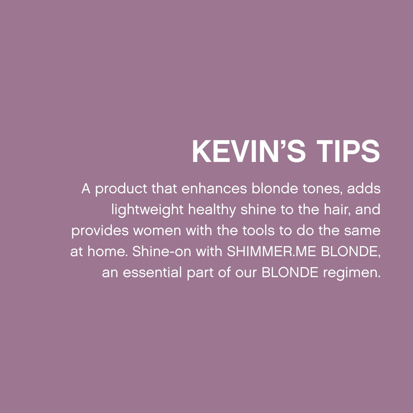 KEVIN.MURPHY-Shimmer.Me-Blonde-Repairing-Shine-Treatment,-Highlighted-and-Grey-Shades,-Hair-Repair-Mist-with-Vitamins,-Hair-Shimmer-Spray,-100-ml