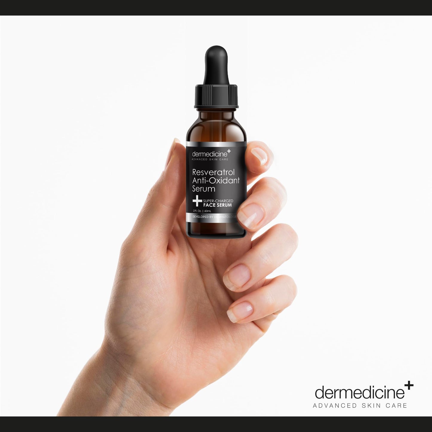 Dermedicine Resveratrol Liquid Serum Facial Skin Care Lift Resveratrol Serum for Face 2 Fl Oz