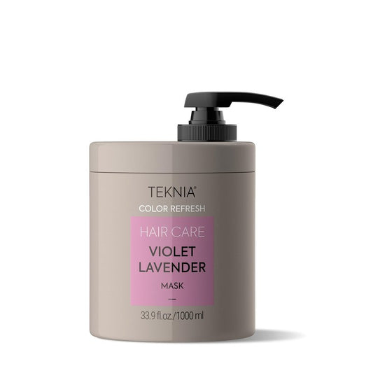 LAKMÉ Teknia Violet Lavender Color Refresh Hair Mask, Color Depositing Conditioner for Purple Hair, 33.9 Fl Oz