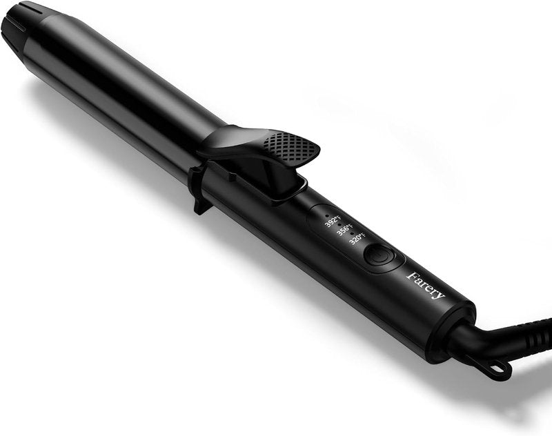 Travel Curling Iron - 1 Inch Mini Ceramic Curler with 3 Temp Settings | Dual Voltage, Auto-Off, Includes Storage Bag