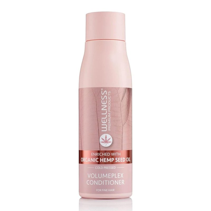 Wellness Premium Products Volumeplex Volumizing Conditioner for Fine Thin Hair |Hyaluronic Acid & Organic Hemp Seed Oil | Volume-Boosting, Nourishing Formula | Plant-Based Therapy, Color Safe, 500ml