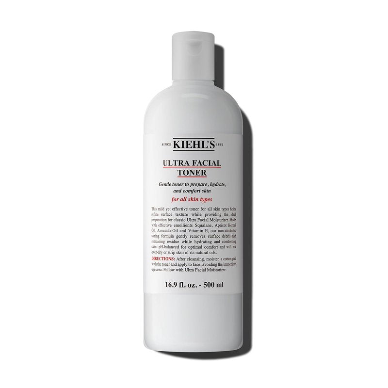 Kiehl's Ultra Facial Toner - Hydrating Alcohol-Free Toner with Squalane & Avocado Oil | Gentle Skin Refining Formula