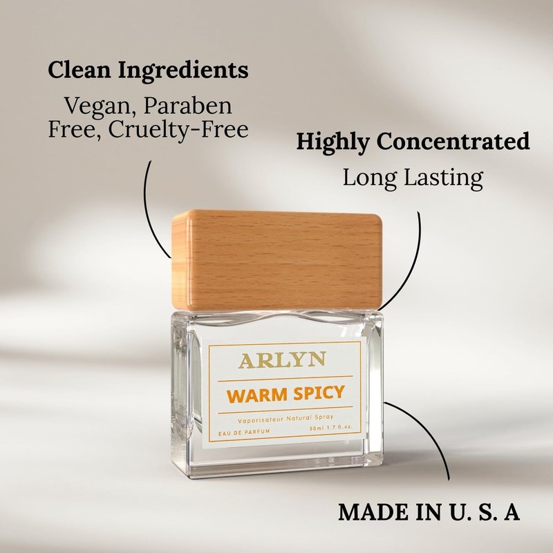 Warm Spicy Eau De Parfum | Long-Lasting Unisex Fragrance with Sandalwood, Vanilla & Cinnamon - 50ml / 1.7 oz