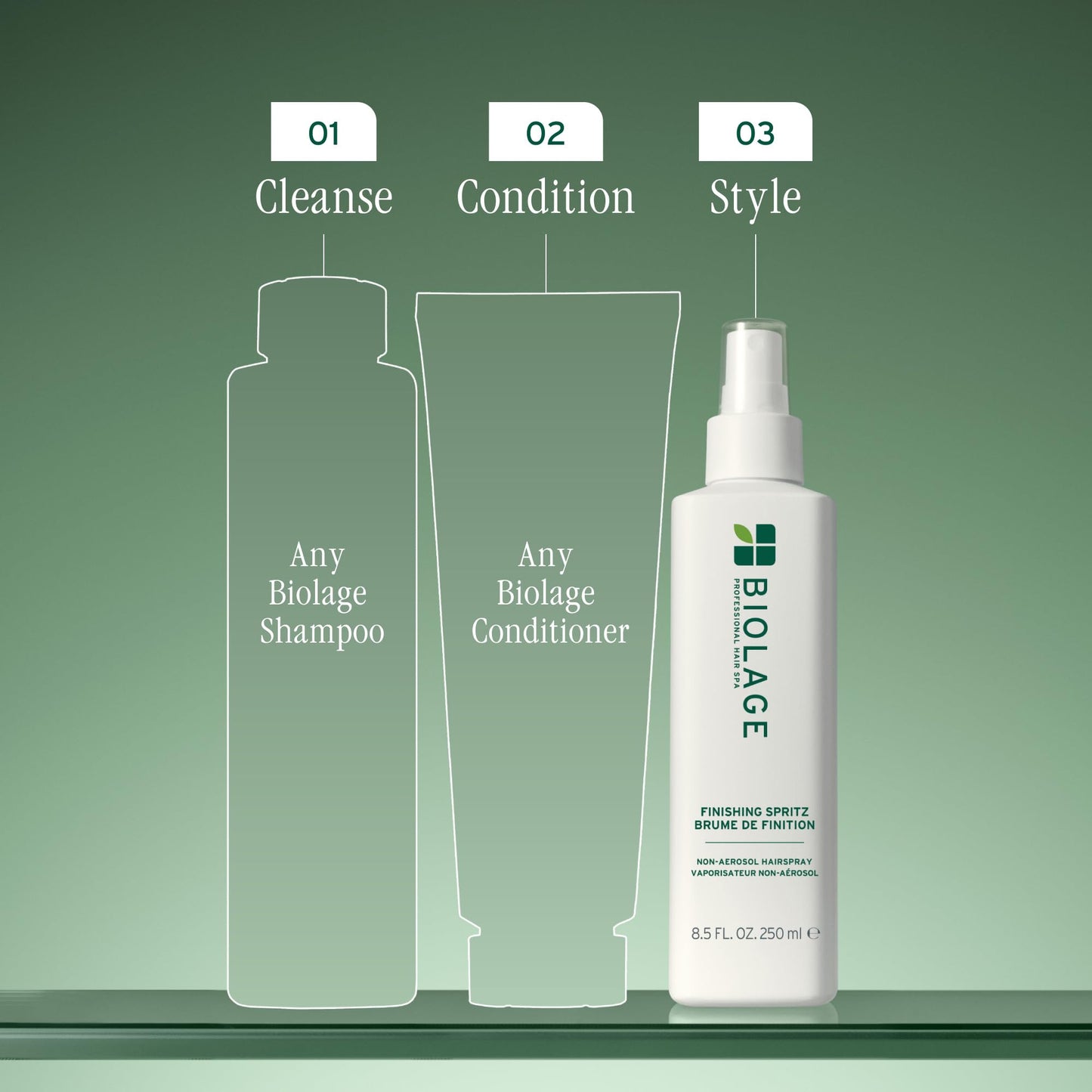 BIOLAGE Finishing Spritz - Strong Hold, Quick Dry Non-Aerosol Hairspray, Controls Frizz for Up to 24 Hours, Vegan & Cruelty-Free, packaging may vary