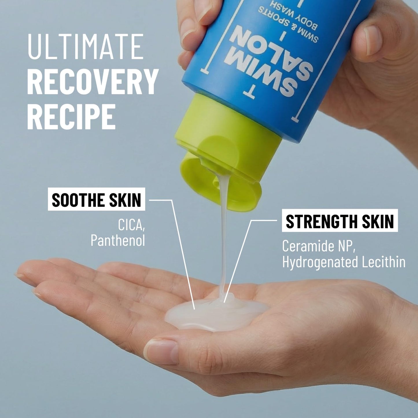 SWIM SALON Chlorine Removal Body Wash for Swimmers | Vitamin C Removes Chlorine & Restores Skin Barrier | For Pool, Saltwater & Hard Water | Sulfate-Free, Silicone-Free (10.58 oz, Pack of 2)