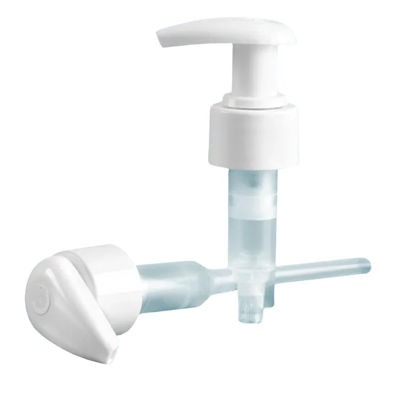 Baire Bottles 16 oz Empty Refillable Plastic Pump Bottles Dispenser for Thick Products 6 Pk, PET BPA Free, Refillable Shampoo Lotion Soap Labels USA (Amber/Brown, White Lotion Pumps, Floral Labels)