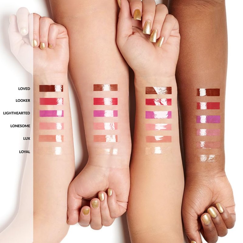Younique Lucrative Mineral Lip gloss | Luxe | Lip Care | Makeup Beauty & Hydration for Women | Chocolate Brown Nude with Brilliant Shine from Sunflower & Argan Oil