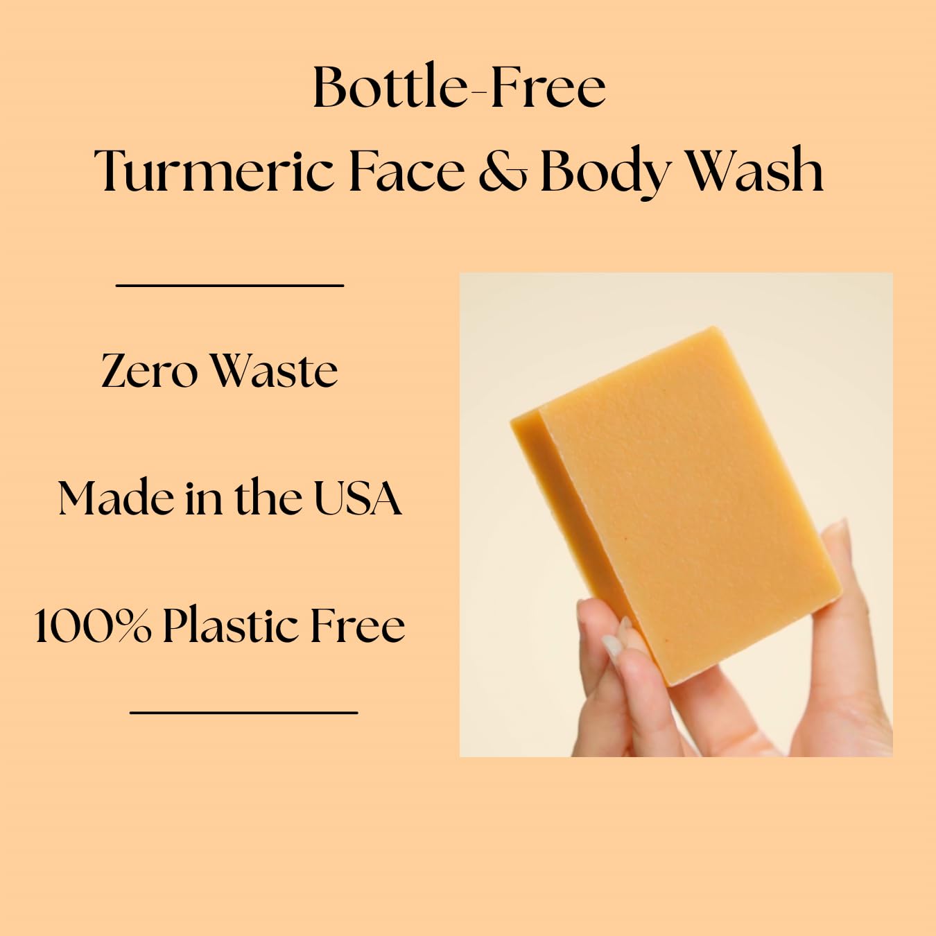 Turmeric Soap Bar - Organic Shea Butter & Chamomile | Gentle Face & Body Wash for Sensitive Skin, 4.5 oz (3 Pack)