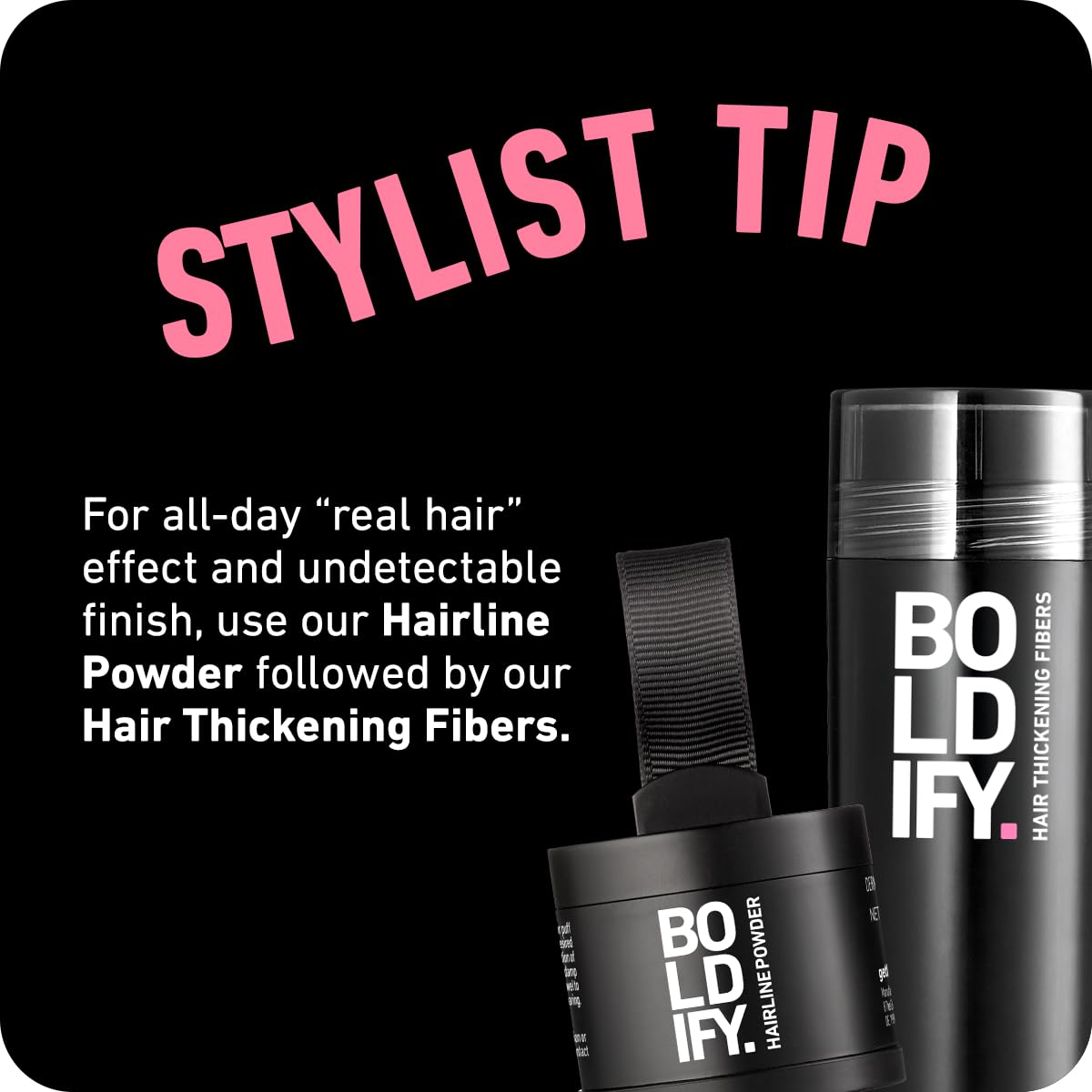 BOLDIFY Hair Fibers Sample Kit - Fill In Thinning and Fine Hair for an Instantly Fuller, Thicker Look (Grays)