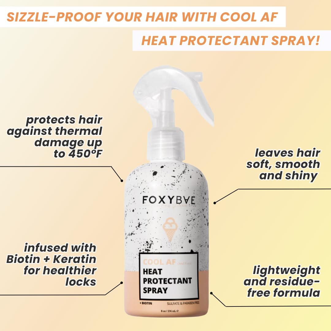 FoxyBae Heat Protectant Spray for Hair