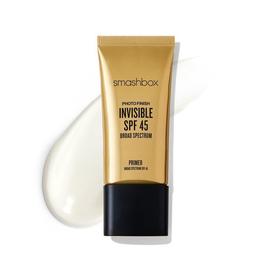 Smashbox Photo Finish SPF 45 UVA/UVB Primer | Non-Greasy, Non-Pilling, Lightweight, Breathable Primer that Protects Skin and Makeup with SPF + Antioxidants, 1.01 Fl Oz