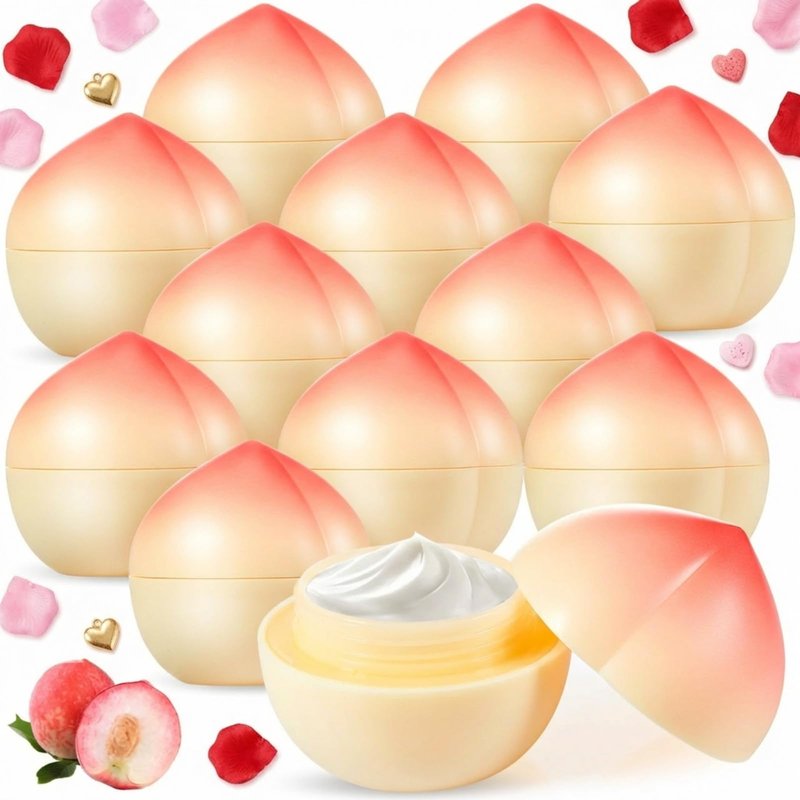 Swiffen 12 Pcs Peach Hand Cream Set Cute Mini Travel Size Hand Lotion Bulk Gifts for Women Nurses Bridal Shower Birthday Party Favors Sweet & Peach Scented Hydrating Shea Butter Moisturizer