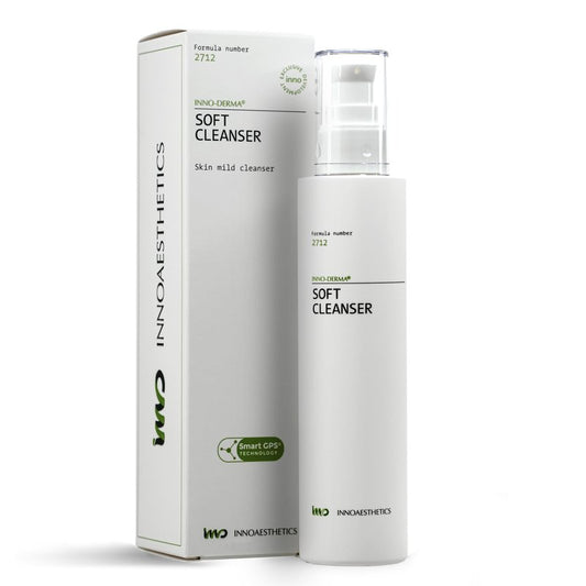 INNOAESTHETICS Soft Cleanser, Professional-Grade Purifying Gel, pH Balanced Daily Face Cleanser for Sensitive Skin, Formula 2712