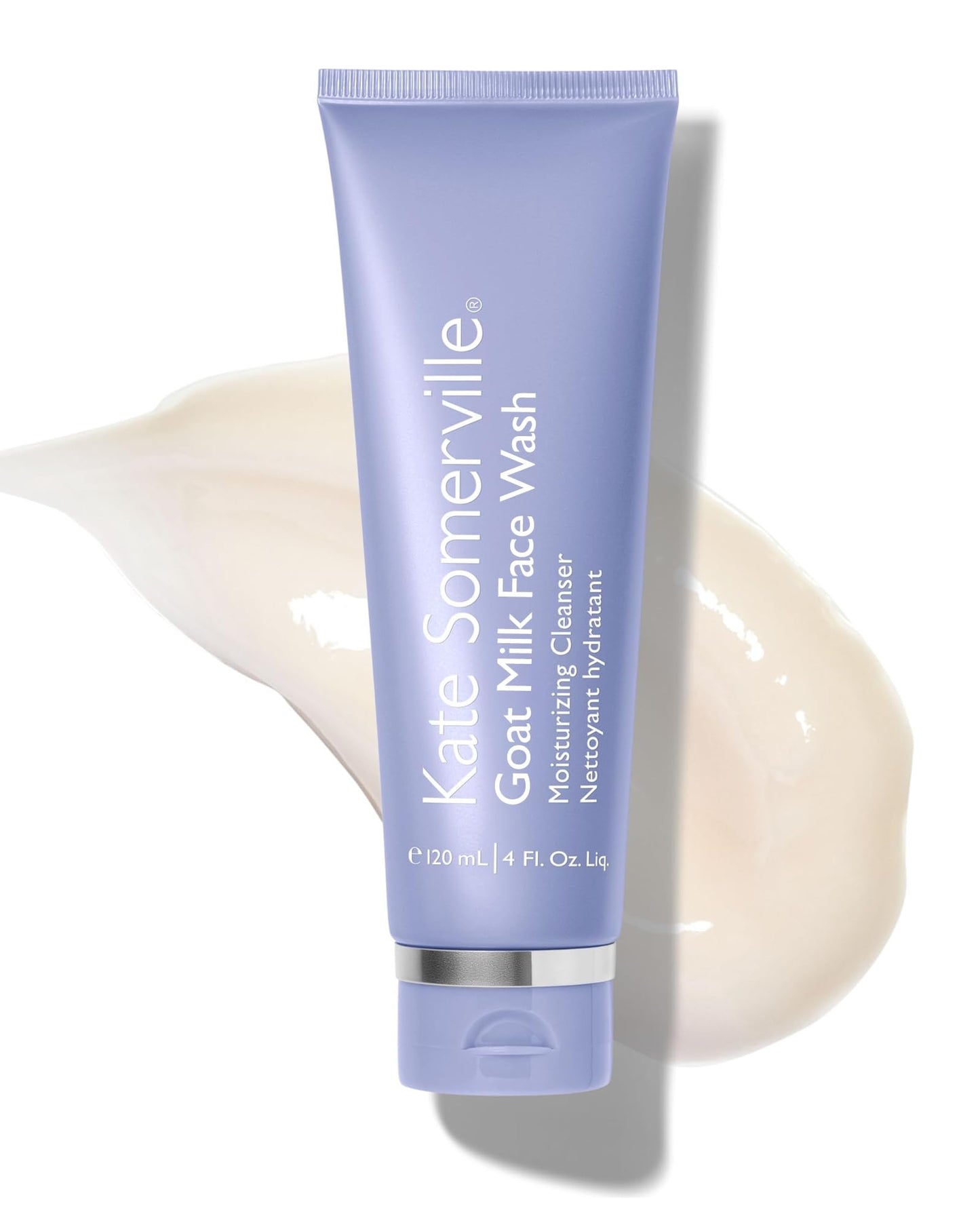 Kate Somerville Goat Milk Moisturizing Cleanser - Gentle Daily Face Wash for Sensitive Skin, Relieves Dry Skin & Tightness, 4 Fl Oz