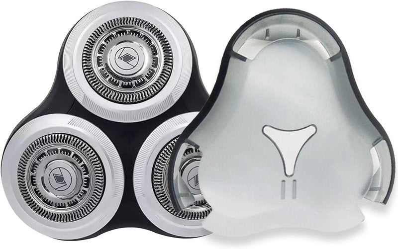 Replacement Heads for Philips Series 9000 & S8000 Shavers | Easy 1-Step Installation, Includes Brush & Clip
