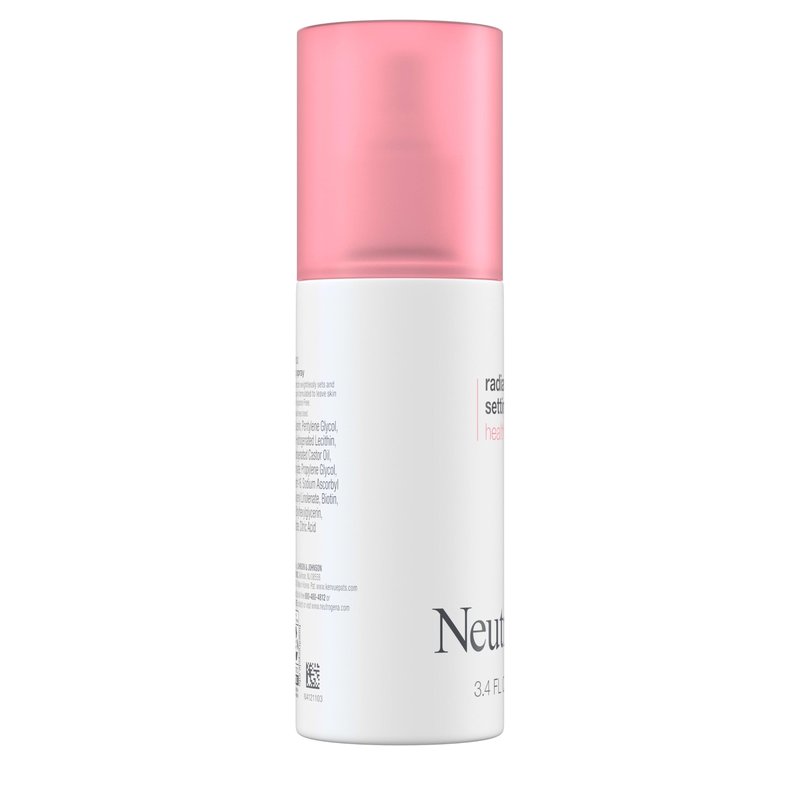 Neutrogena Healthy Skin Radiant Setting Spray, Long-Lasting Face Mist with Antioxidants & Pep-tides, Lightweight Hydrating Formula Locks Makeup for Glowing, Refreshed Skin, 3.4 fl. Oz