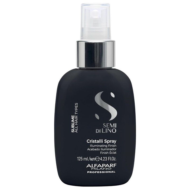 ALFAPARF MILANO Hair Oil Serum & Cristalli Spray Set - Shine Enhancing Frizz Control | Vitamin E Infused