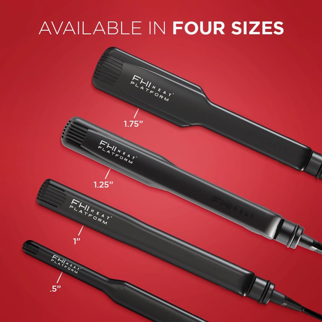 FHI HEAT Platform Pro Styling Tourmaline Hair Straightener for All Hair Types, 1/2 Inch