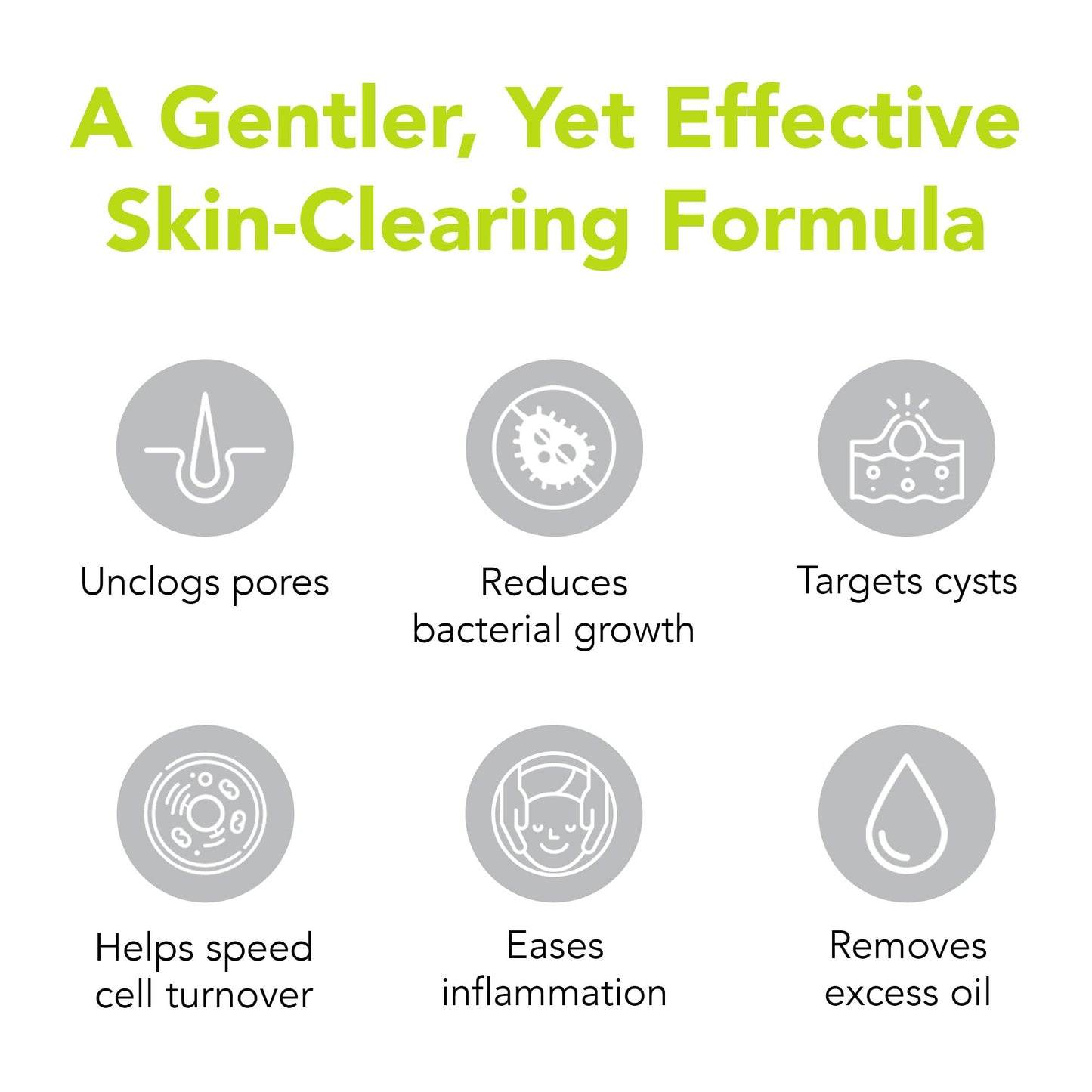 humane Benzoyl Peroxide Face Wash - 5% Regular-Strength Acne Face Wash For Skin, Back & Body - 8 Fl Oz - Dermatologist-Tested Non-Foaming Cleanser - Benzoyl Peroxide Acne Treatment - Cruelty-Free