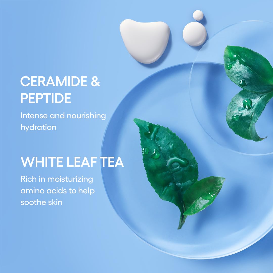 LANEIGE Cream Skin Toner & Moisturizer Mini Mist Spray: Lightweight Refillable Korean Milky Toner with Ceramide & Peptide for Hydration, Firming, & Barrier Support