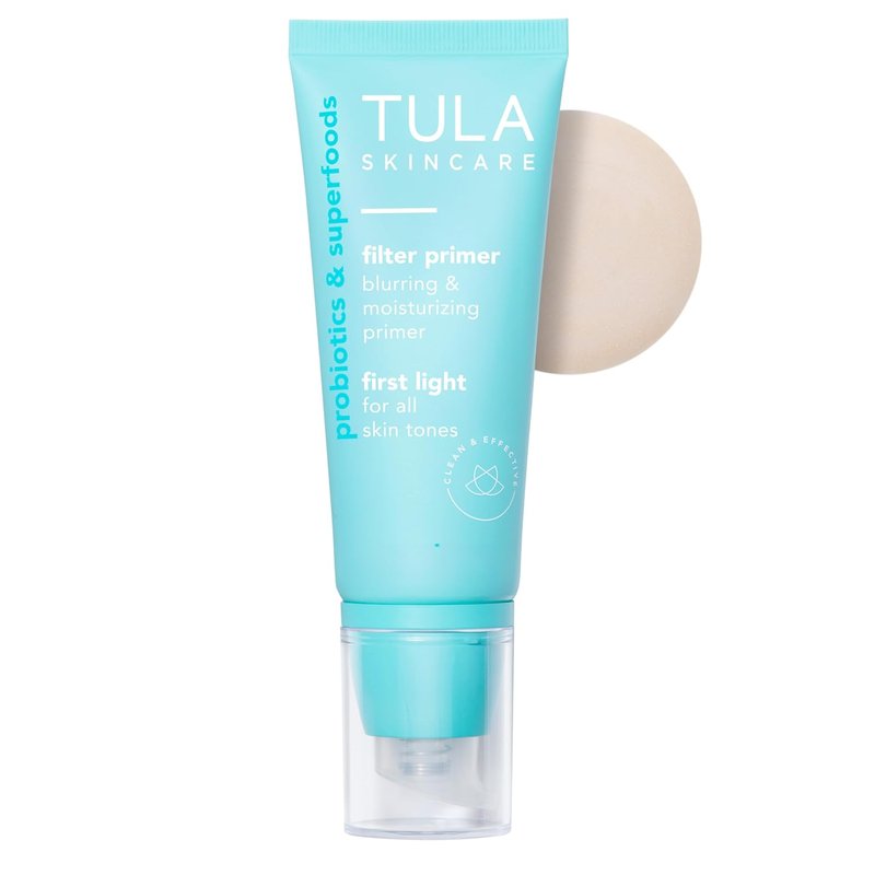 TULA Face Filter Blurring Primer - Hydrating & Tone-Evening Formula | First Light Finish