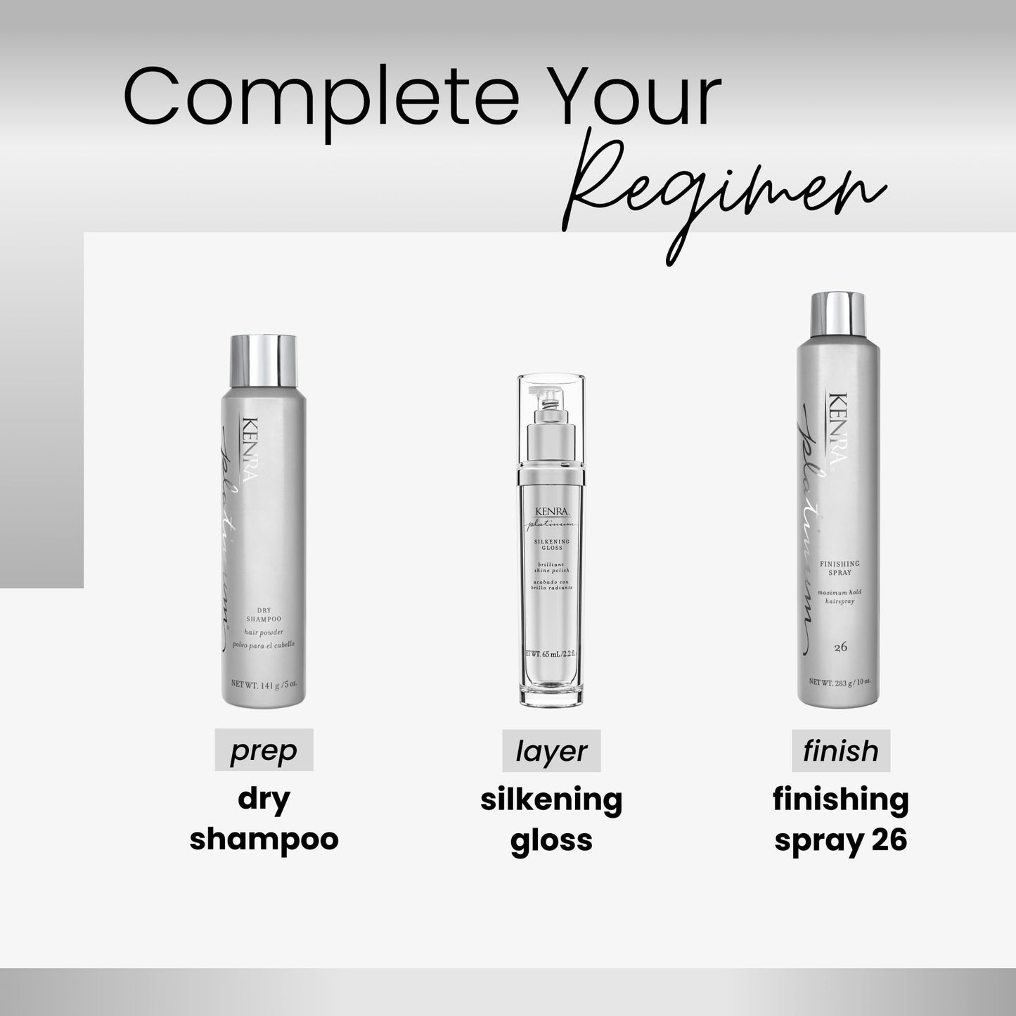 Kenra Platinum Dry Shampoo | Oil Absorbing Spray | Instantly Revives & Refreshes Hair | Saves Time & Extends Blowouts | All Hair Types | 5 fl oz