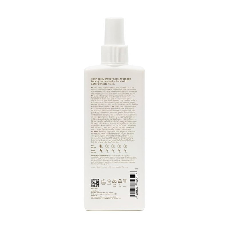 EVO Salty Dog Salt Spray - Beachy Hair Texture & Volume | Natural Matte Finish
