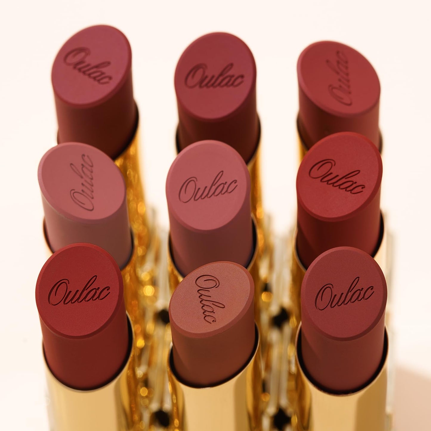 Oulac Nude Matte Lipsticks for Women Set, Silky Velvet Matte Lipstick, Soft Smooth Texture, High Impact Lip Color, Not Dry Lightweight Formula Infused with Vitamin E, Vegan RM02+04+06