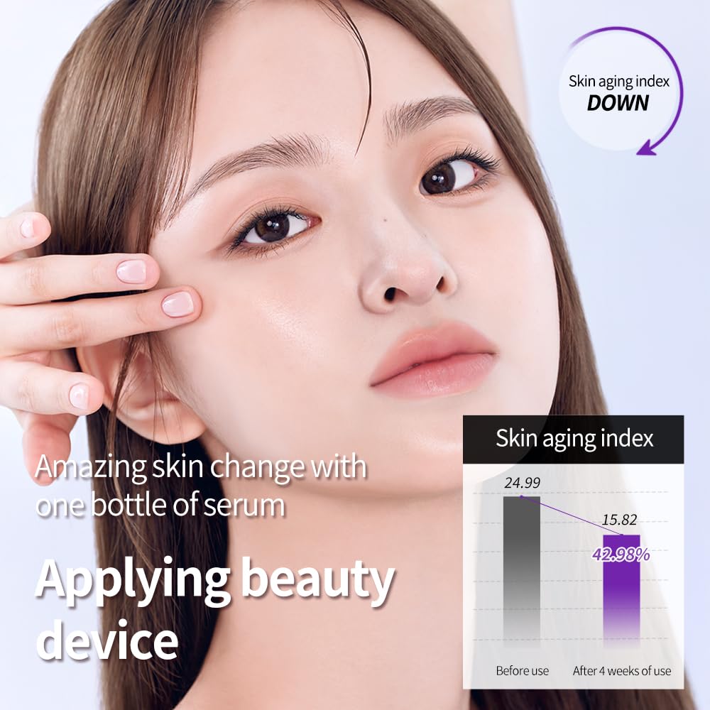 Coscell Retino Galvanic Serum 100, Korean Retinol Face Serum for Firmer-Looking Skin and Smoother Texture, Lightweight Hydrating Fluid for Beginners, Device-Free, 1.76 Oz