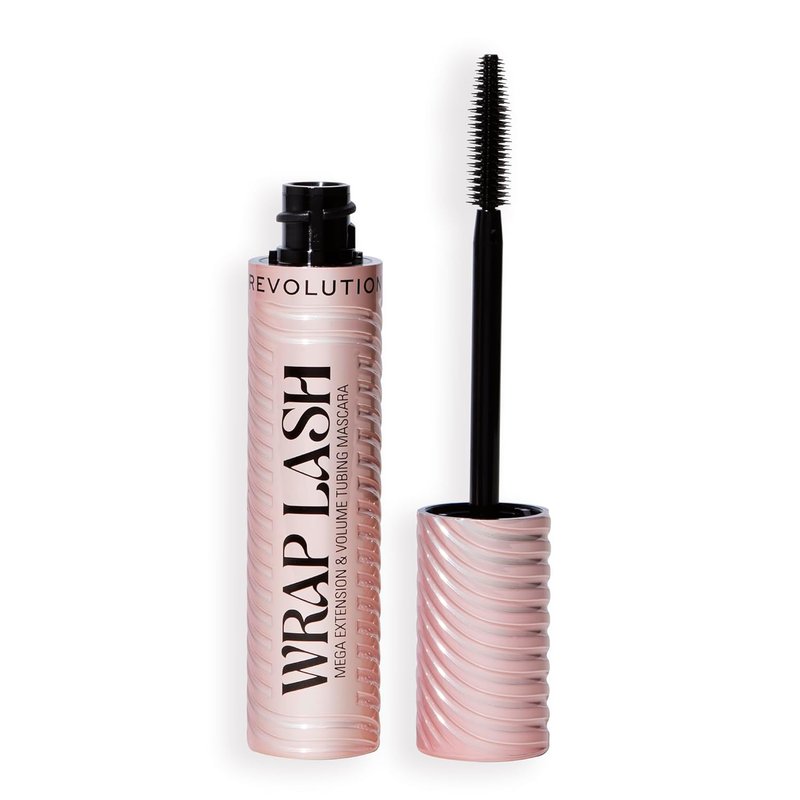 Wrap Lash Tubing Mascara - Smudge-Proof & Water-Resistant Formula | Vegan, Cruelty-Free, Black, 0.28 fl oz