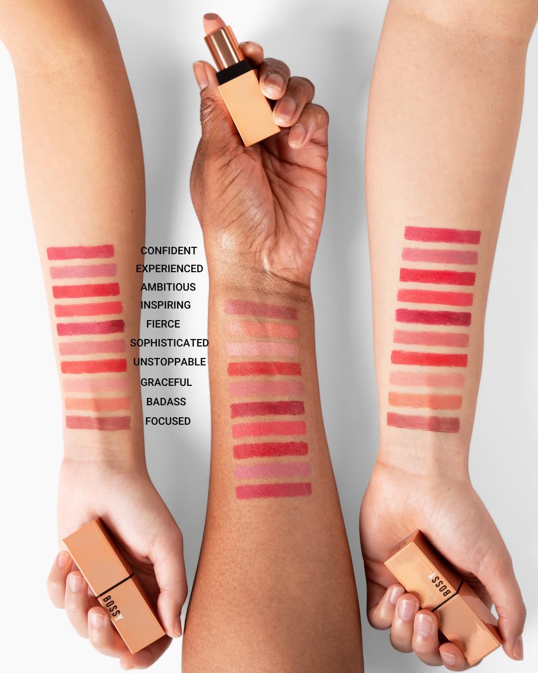 Vegan Lipstick for Women - Matte, Long-Lasting Hydrating Formula with Vitamin E & Watermelon Seed Oil | Ambitious Red Color