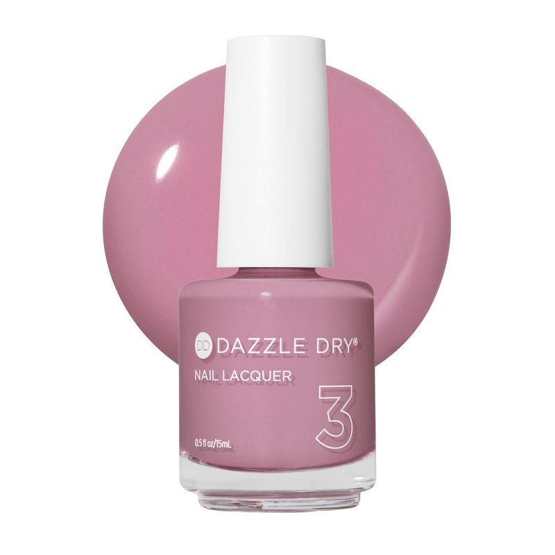 Dazzle Dry Nail Lacquer (Step 3) - Picking Peonies - A romantic pinky mauve. Full coverage cream. (0.5 fl oz)