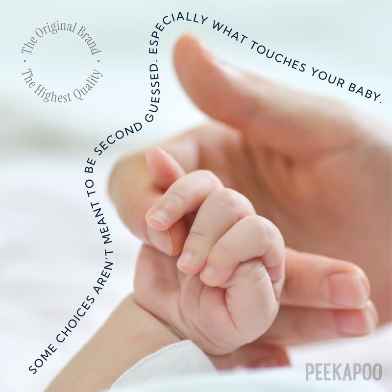 Peekapoo - The Original Disposable Baby Changing Pad Liners – 100 Pack | Super Soft, Waterproof, Ultra Absorbent | Portable, Travel-Friendly, Mess-Free Diaper Changes Anywhere