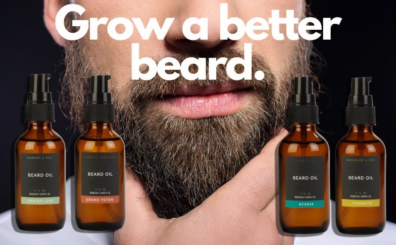 Roosevelt Supply Co. Men's Beard Oil - Leave-In Conditioner & Softener | 2 FL Oz, Cedar & Fir