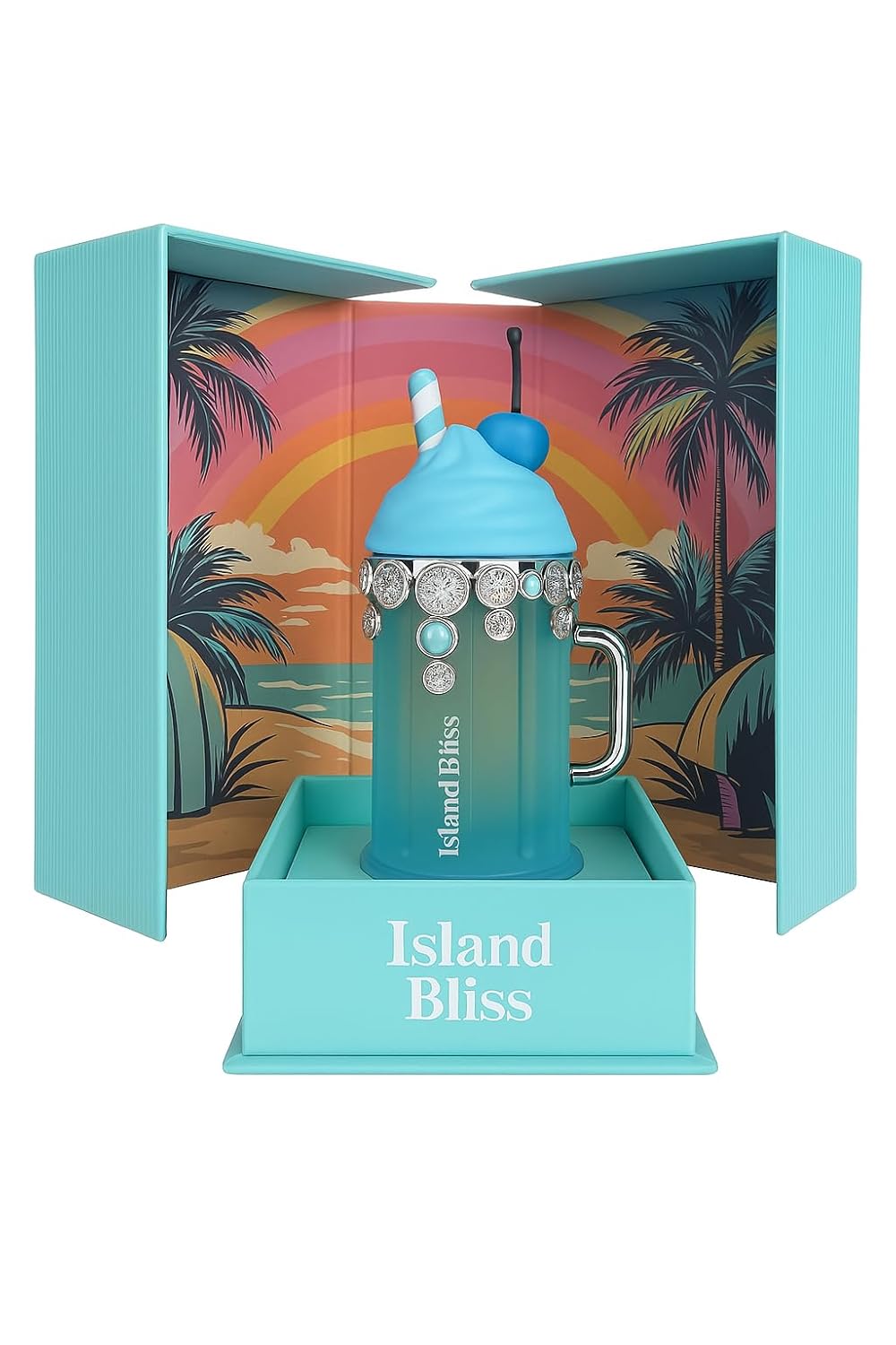 Island Bliss Eau de Parfum Spray for Men - Fresh Tropical Fruity & Aquatic Scent | 3.4 oz / 100ml